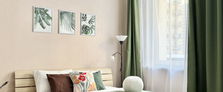 Квартира-студия, 26 м², 1 кровать
